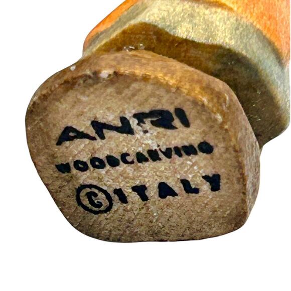 Anri Italy Ferrandiz Basket of Joy 1” With Dome Bunnies Rustic Holiday Gift - Picture 12 of 16